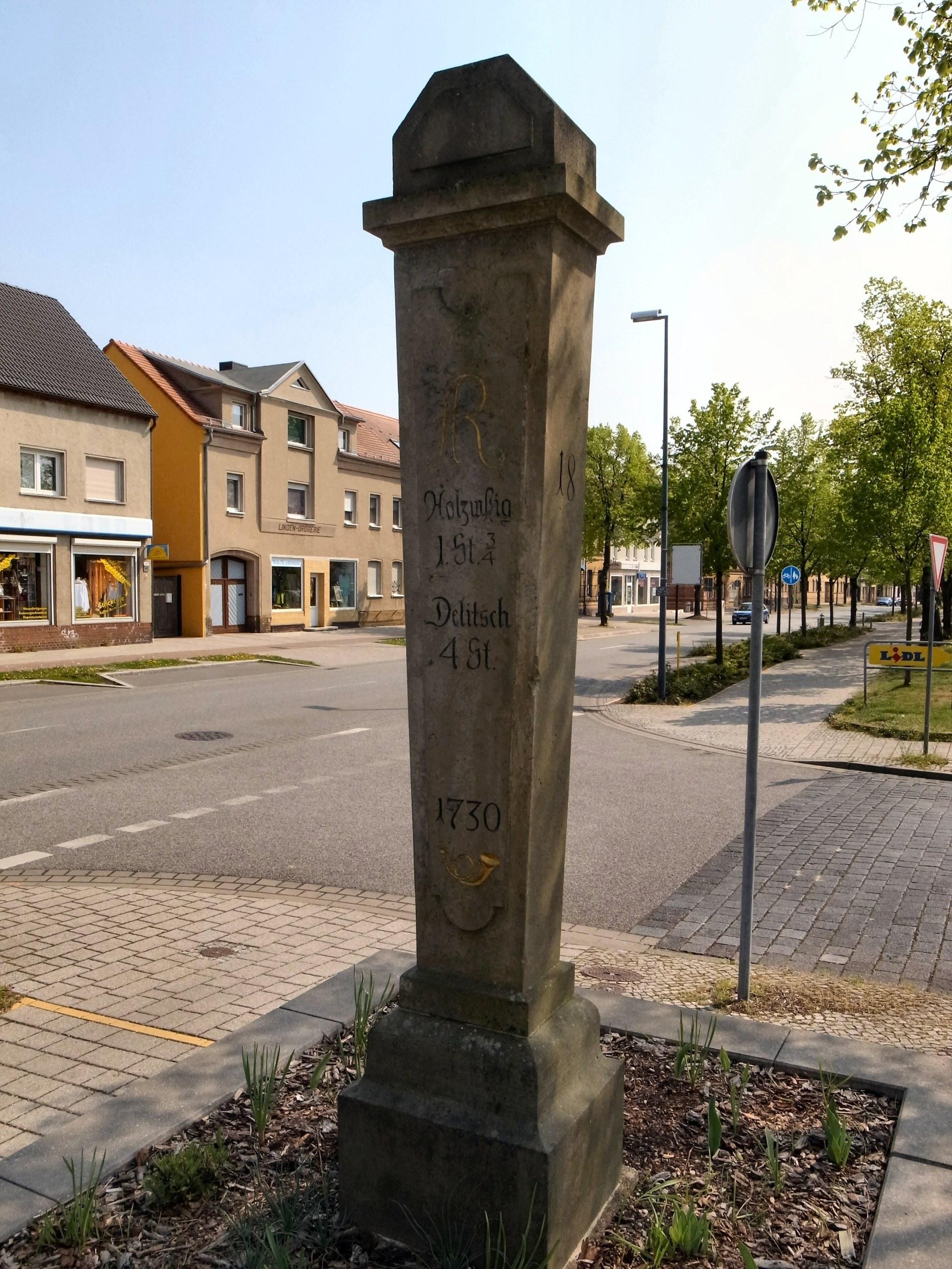 Kursächsische Postmeilensäule Wolfen