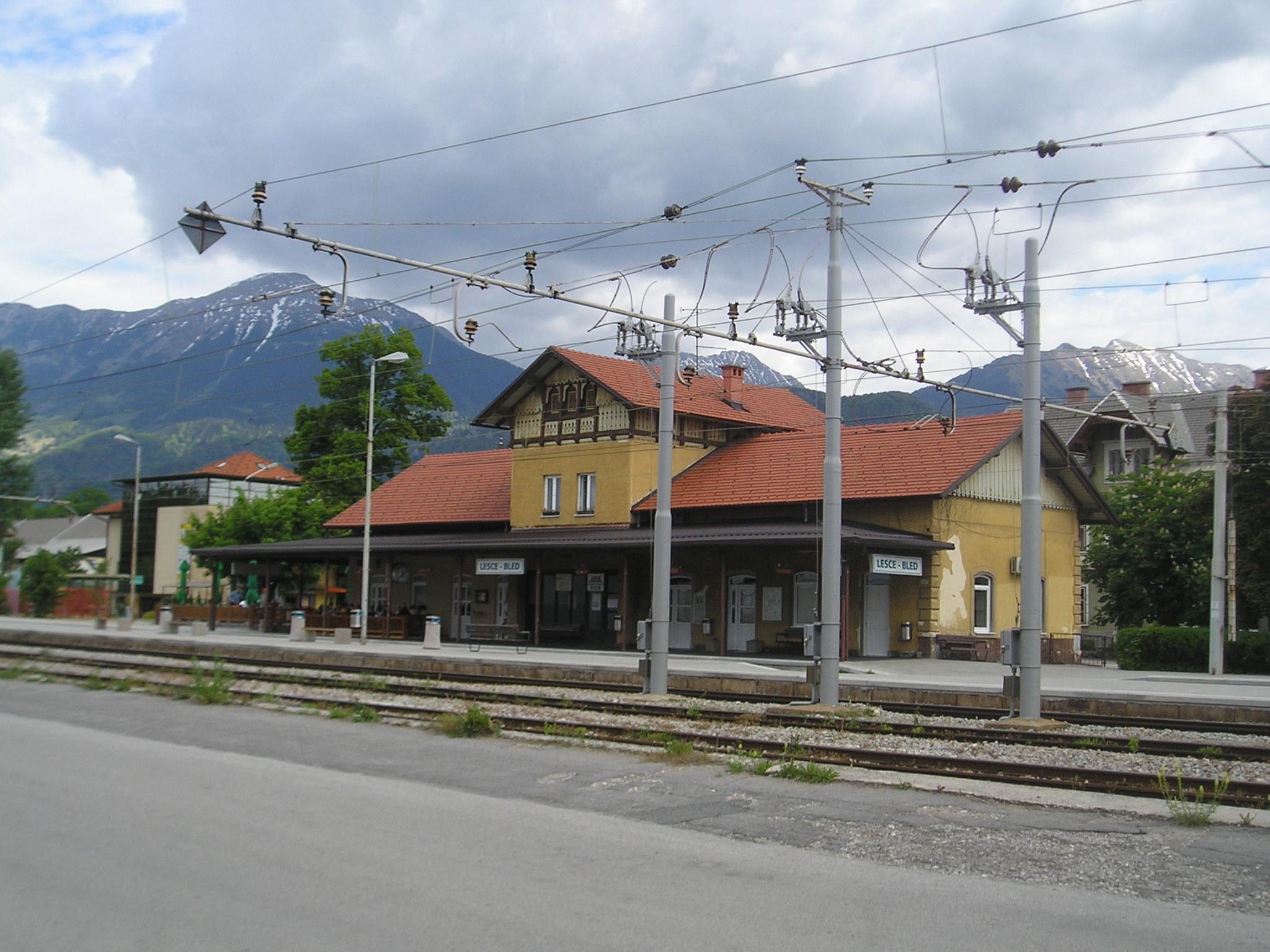 Bahnhof Lesce Bled