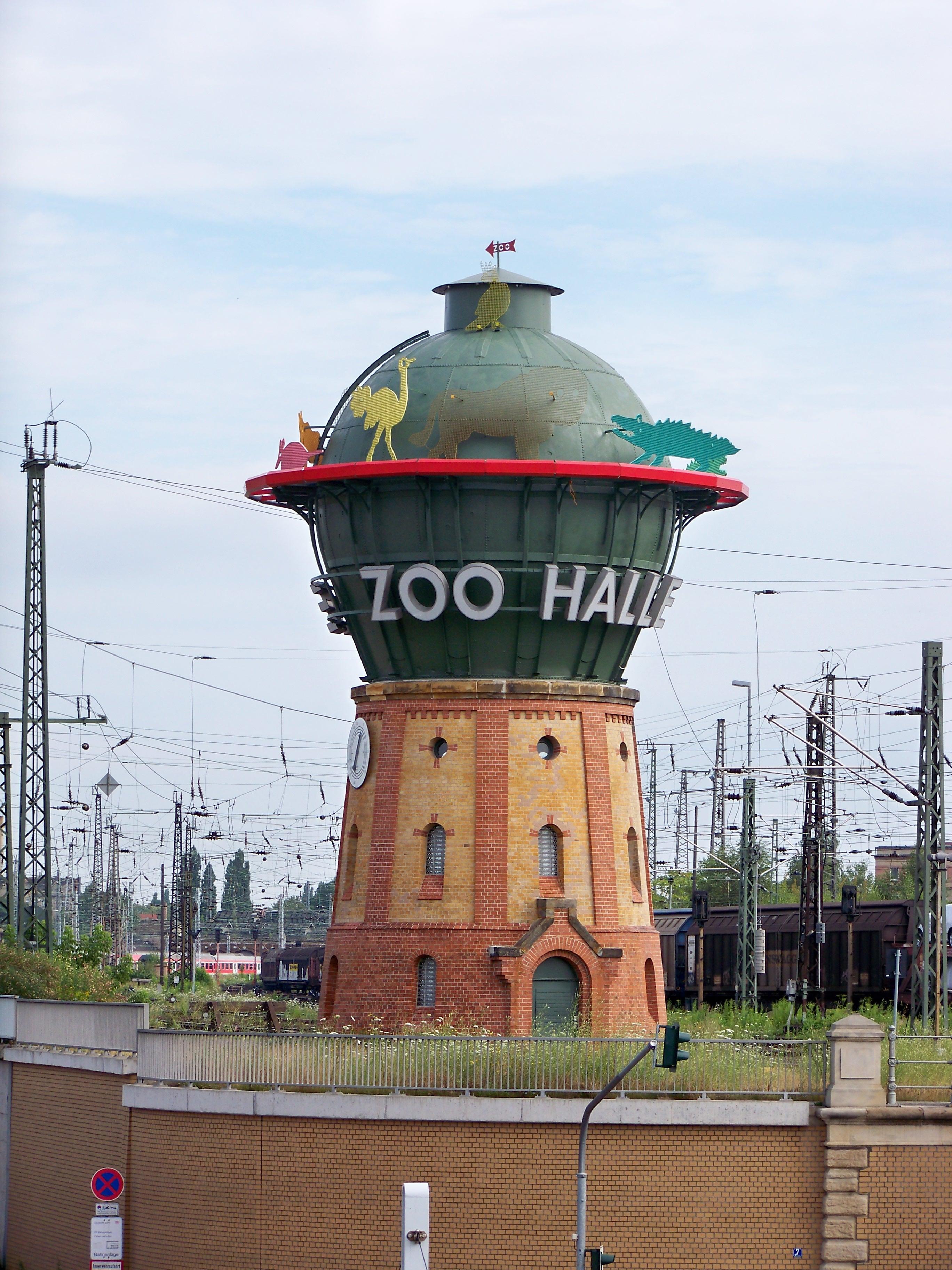 Wasserturm Halle Hauptbahnhof