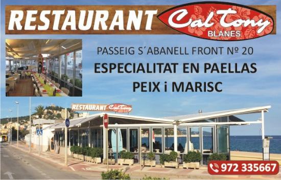 Restaurant Cal Tony Blanes