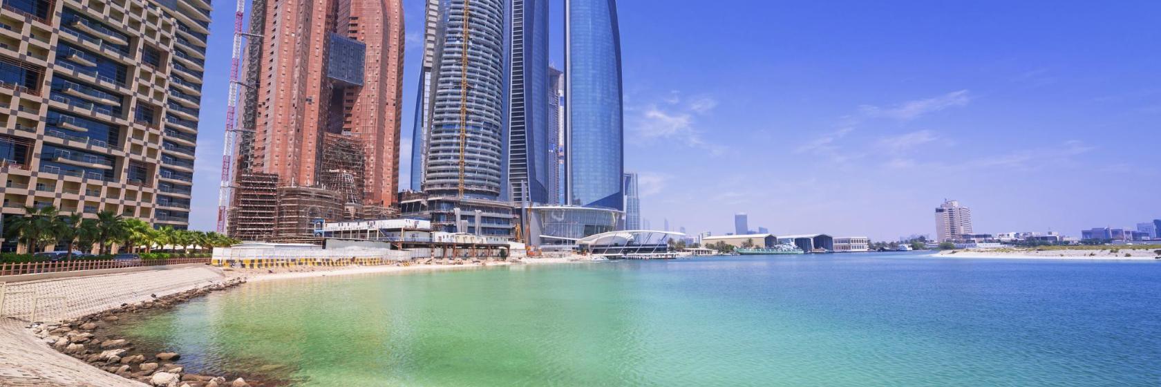 Öffentlicher Strand von Abu Dhabi