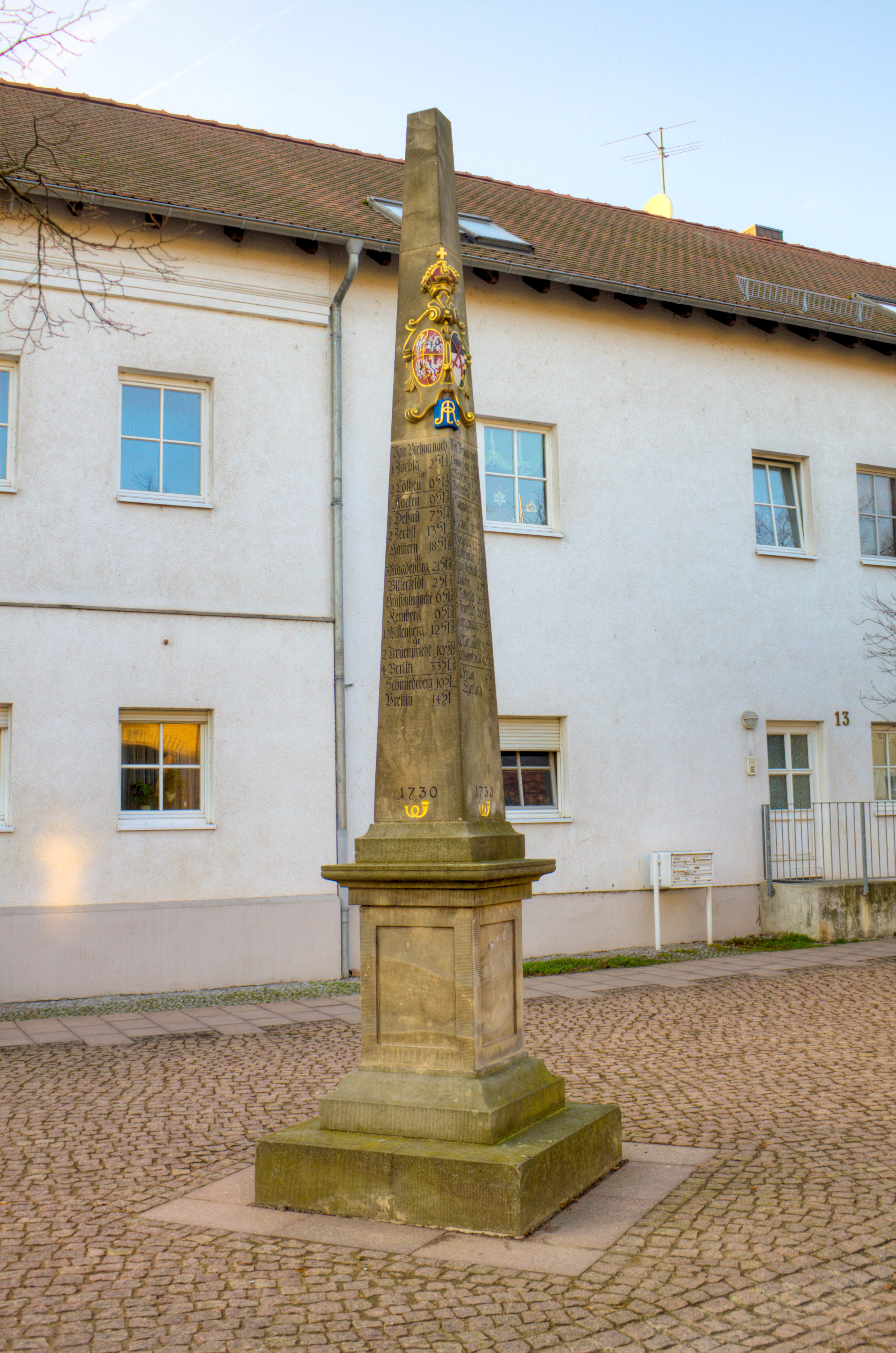 Kursächsische Postmeilensäule Brehna